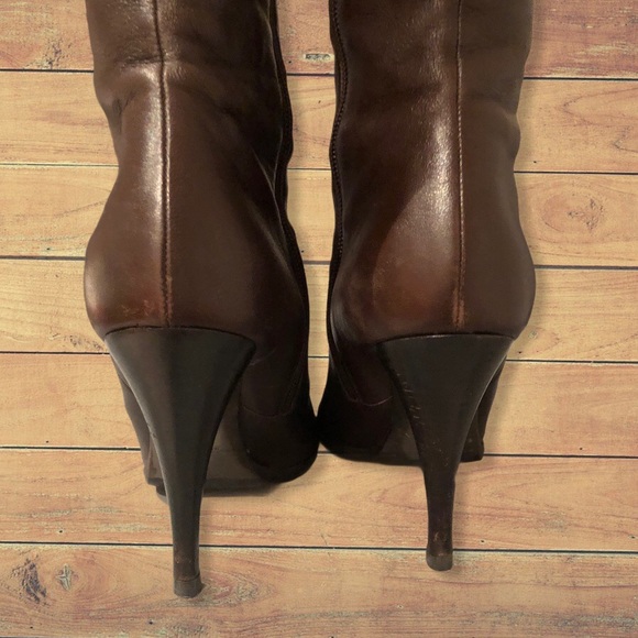 Ballin Italy Brown Stiletto Boots - Picture 2 of 4
